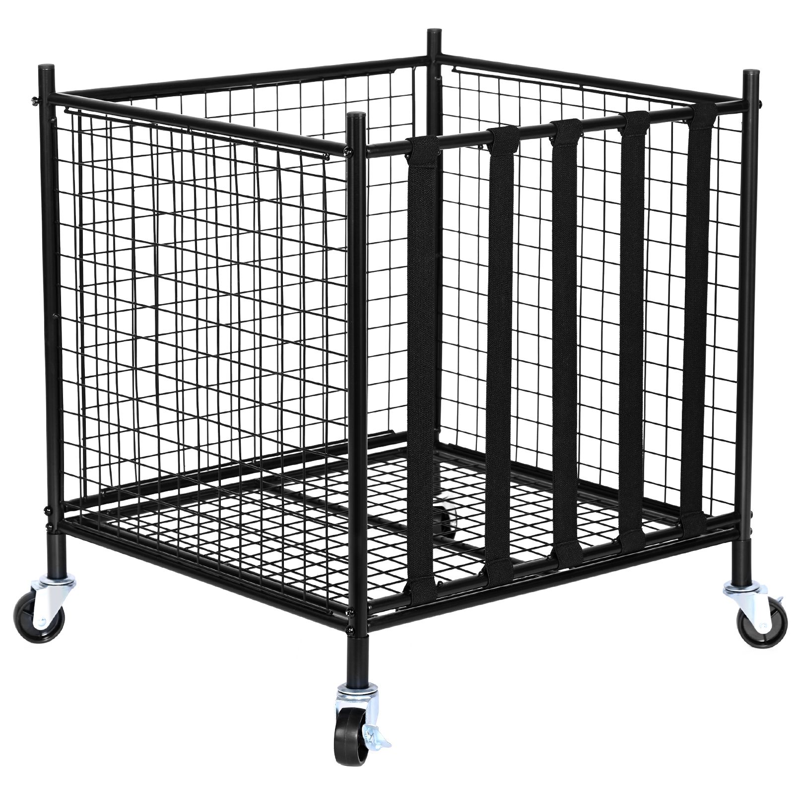 Sports Equipment Garage Storage - Tekerlekli Spor Topu Saklama Arabası, Elastik