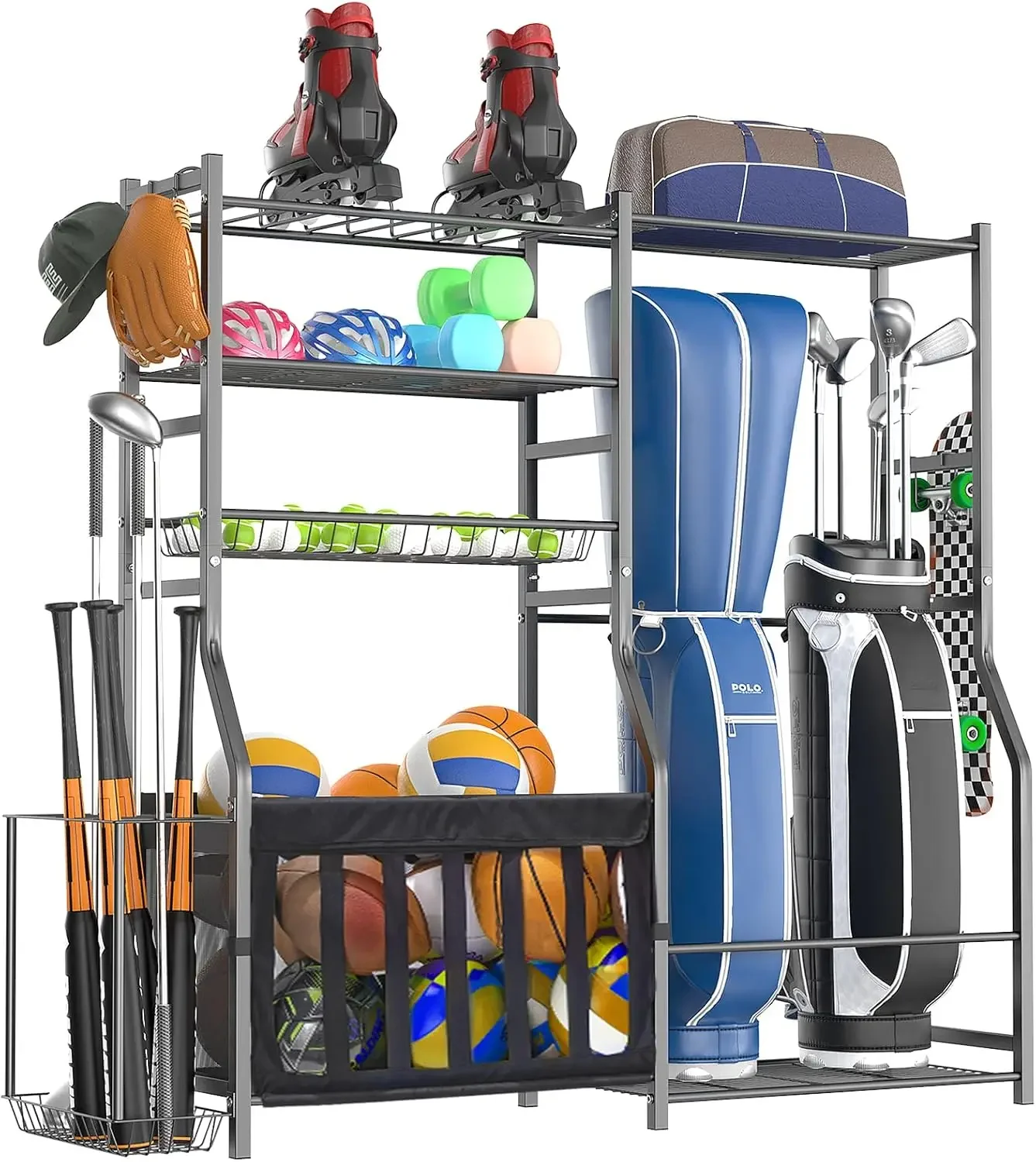 Sports Equipment Garage Storage - Ağır Hizmet Tipi Garaj Spor Ekipmanı