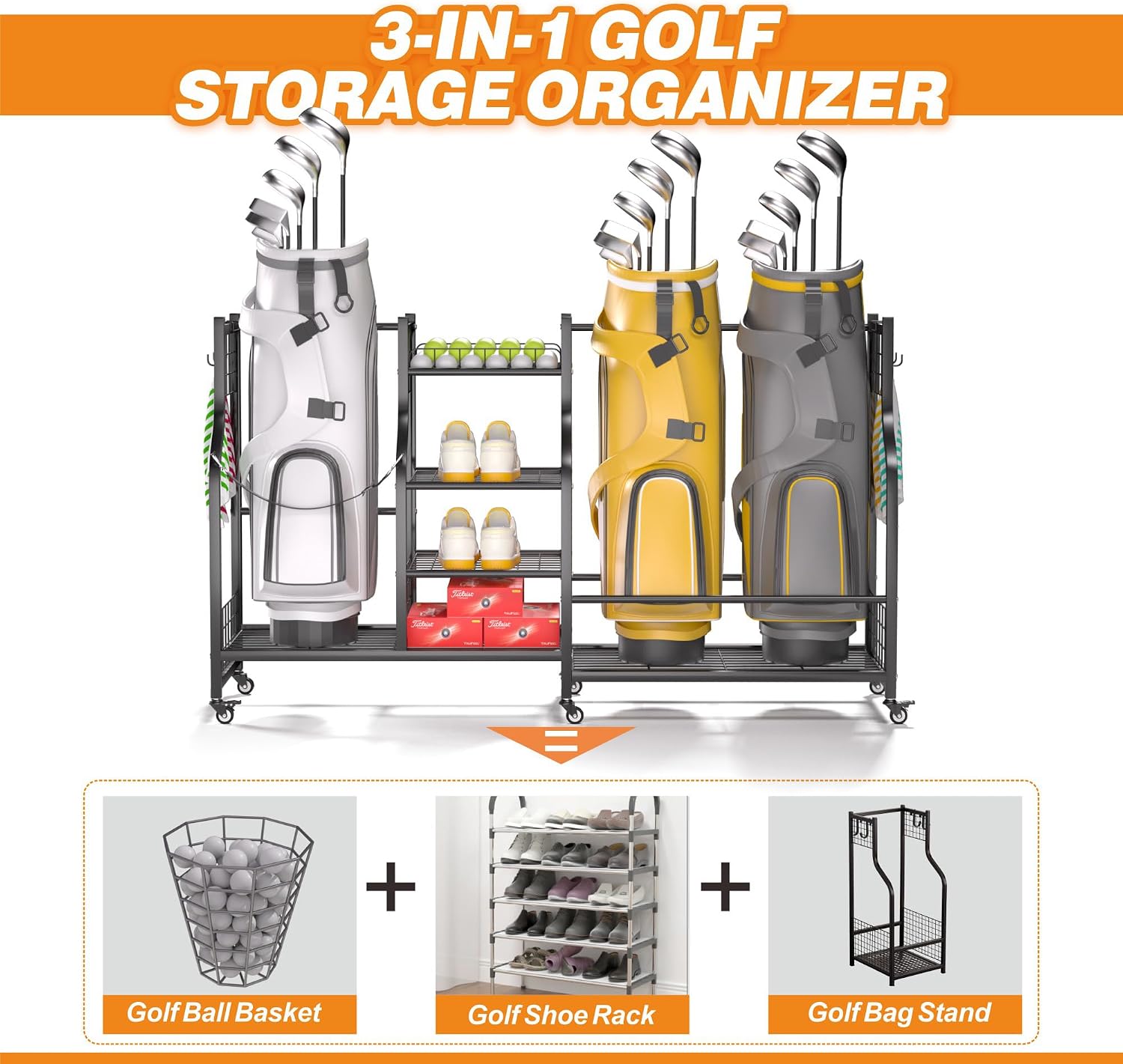Golf Çantası Saklama Rafı Düze - Sports Equipment Garage Storage incelemesi ve fiyatı