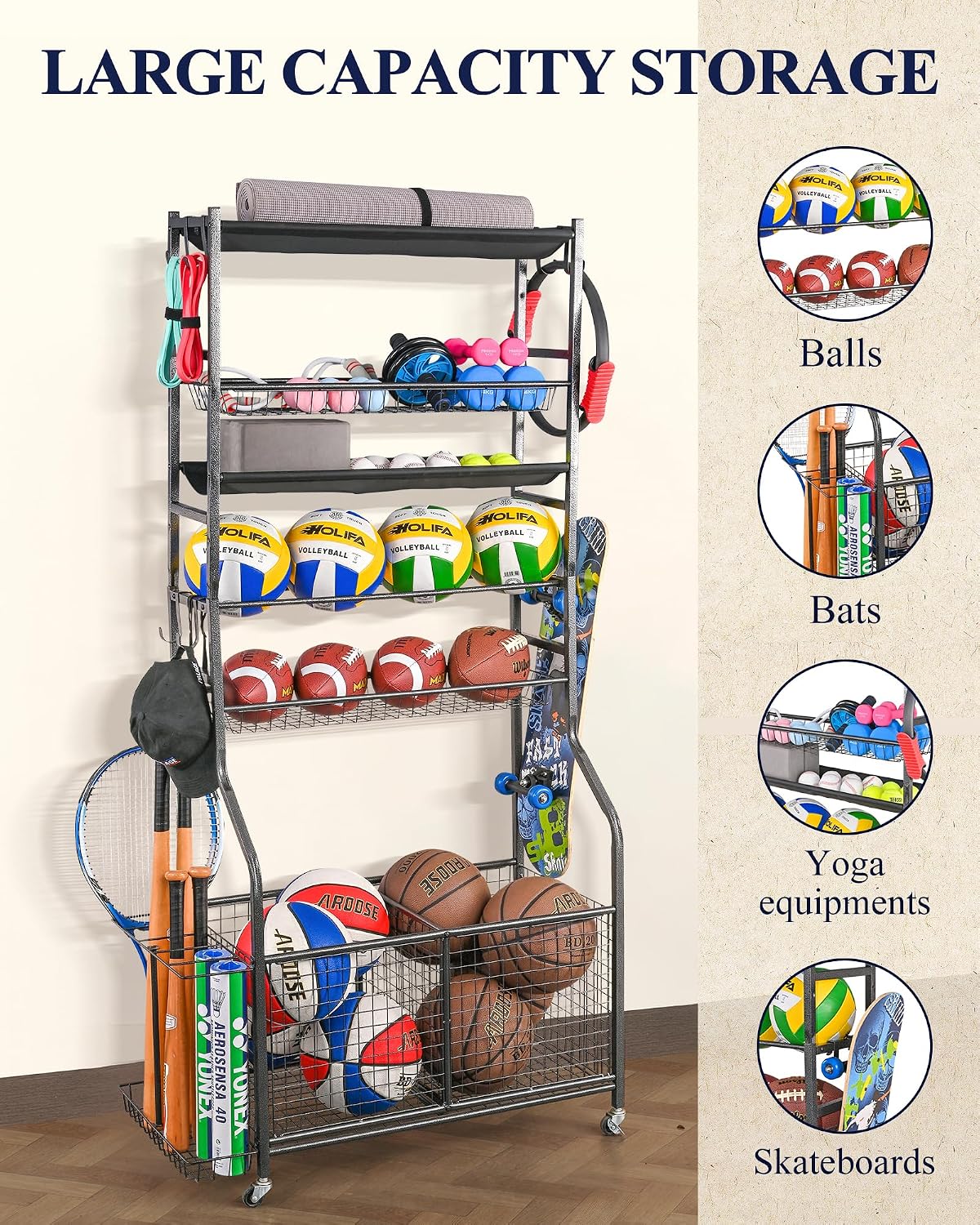 Spor Ekipmanları Garaj Düzenle - Sports Equipment Garage Storage incelemesi ve fiyatı