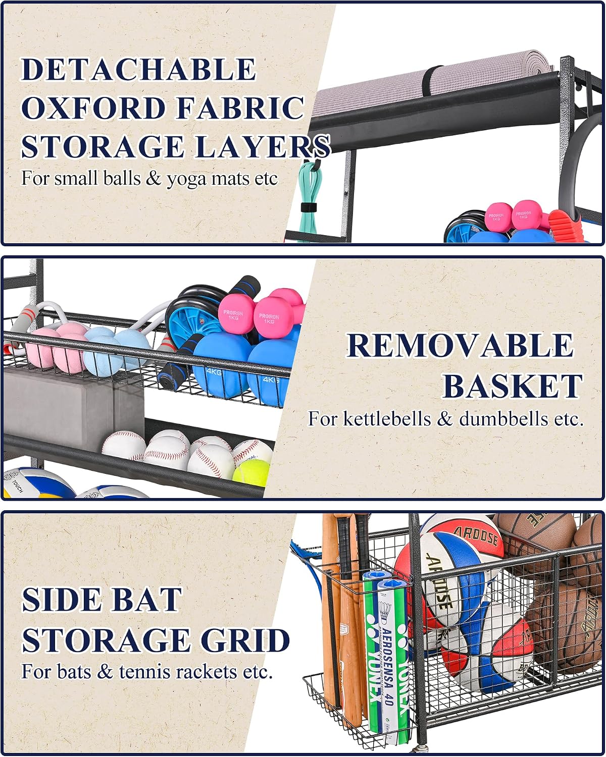 Spor Ekipmanları Garaj Düzenle - Sports Equipment Garage Storage incelemesi ve fiyatı